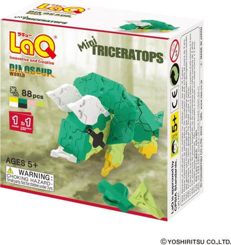 Booster box LAQ mini triceratopo mondo dei dinosauri 88 pezzi