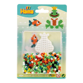 Set di perline termoadesive Hama rana e pesce 350 pezzi