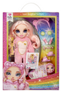Pigiama party Rainbow High Junior High - 23 cm - bella (rosa) - bambola alla moda