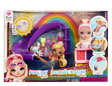 Piccola giornata in piscina per bambola Rainbow High con set da gioco Blush