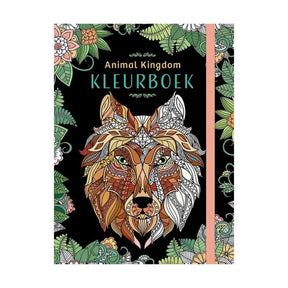 Libro da colorare per adulti del regno animale dei Delta