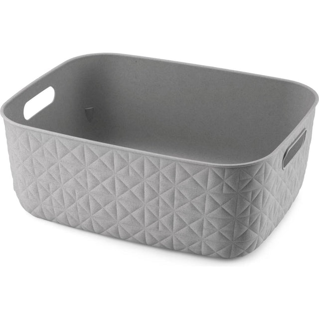 Cesto portaoggetti Curver softex m - 12,5 l tortora 38x29x14 cm