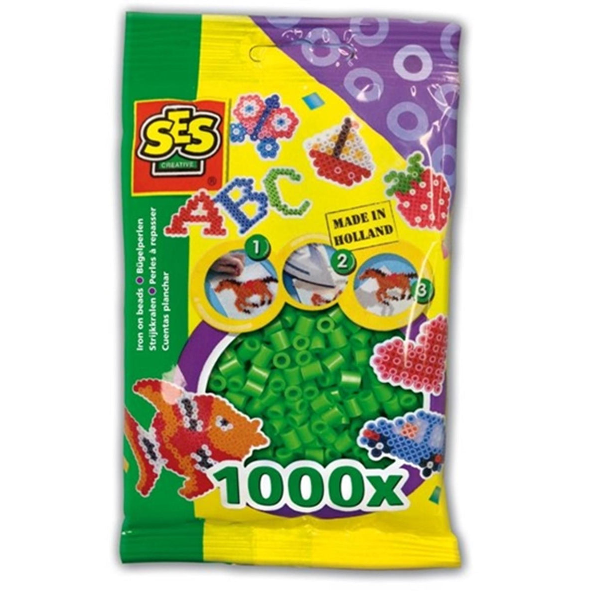 Ses Perline Termoadesive Verde Erba 1000 pz.