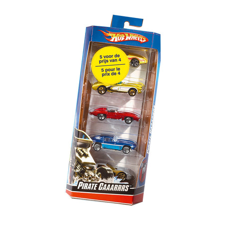 Confezione da 5 auto Hot Wheels pressofuse