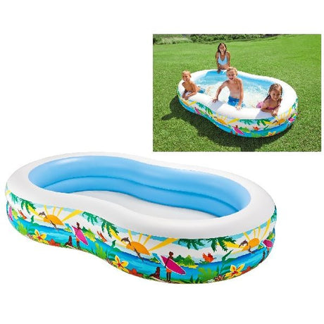 Piscina Intex 56490np Paradise Lagoon 262x160cm