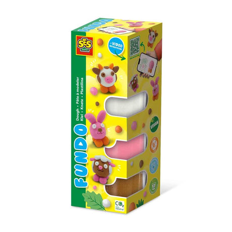 Argilla Ses fundo - animali della fattoria (3x90gr-1x40gr)