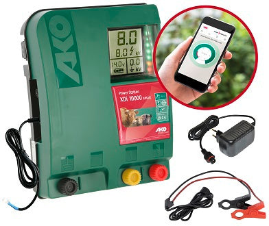 Dispositivo per recinzione elettrica intelligente 12V Power Station XDI 10000 dei prodotti Ako