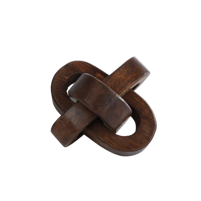 Pulsante immagine Cozydecor mango naturale scuro