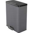 Pattumiera a pedale Decobin Curver 65l grigio freddo