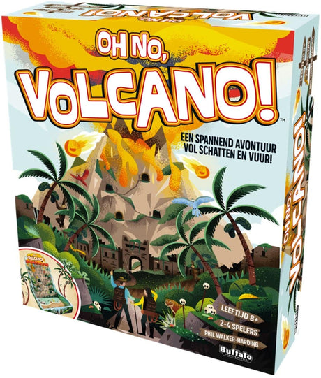 Gioco di carte Asmodee oh no vulcano - 2-4 giocatori