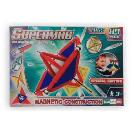 Set costruzioni magnetiche Supermag 84 pezzi