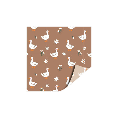 Rotolo da banco piano registratore di cassa 50 cm 100 m - marrone oca beige