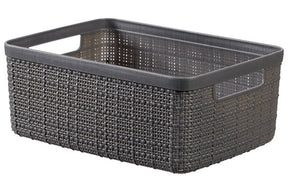 Cestino in iuta Curver s 5 litri grigio scuro 26,5x20x10,5 cm