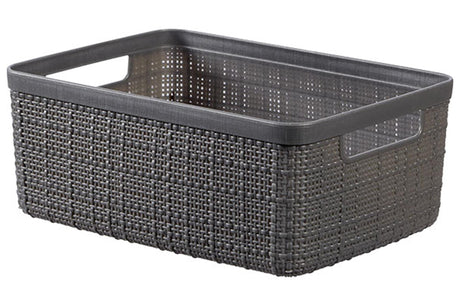 Cestino in iuta Curver s 5 litri grigio scuro 26,5x20x10,5 cm