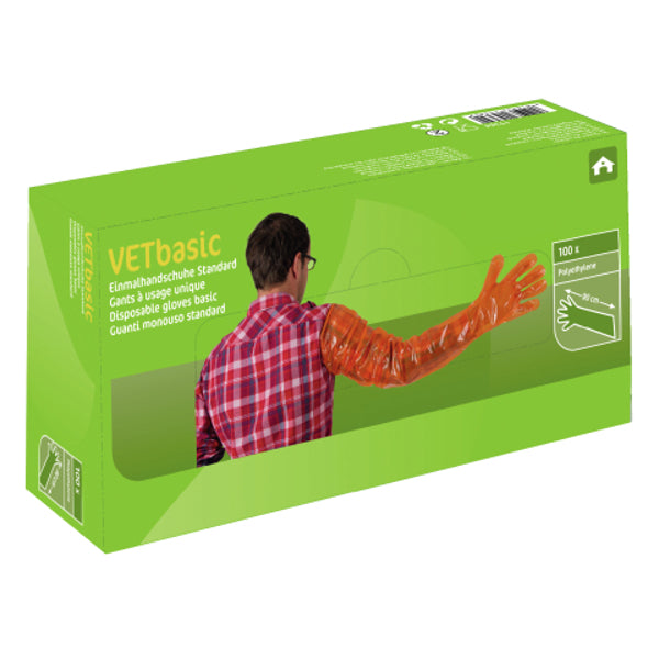 Prodotti Kerbl guanto da esame vetbasic lungo 90 cm a 100 pz