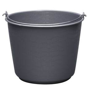 Prodotti secchio edile plastica grigio 12l