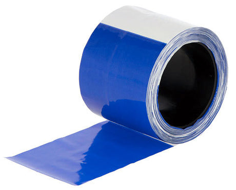 Nastro per recinzione Ako Products blu bianco a quadri 80 mm rotolo da 100 m