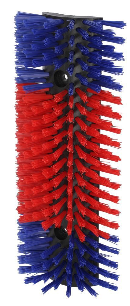Prodotti Spazzola semicircolare per mucche Spazzola per bovini blu rossa