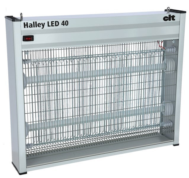 Scatola portamosche prodotti Halley LED 40 luce blu