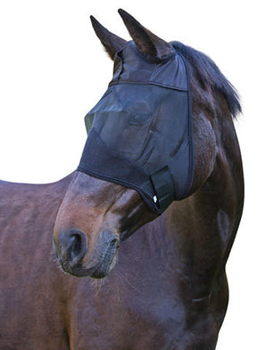 Maschera antimosche Abi Products con taglio per le orecchie per pony
