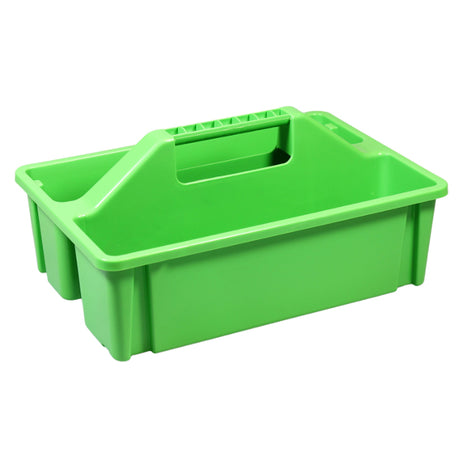 Prodotti pulizia vassoio vassoio portautensili in plastica aperto verde