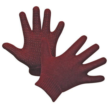 Prodotti guanto equitazione magic grip rosso bordeaux