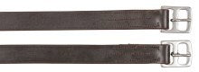 Prodotti cintura per staffa per bambini in pelle nera 130 cm 25 mm