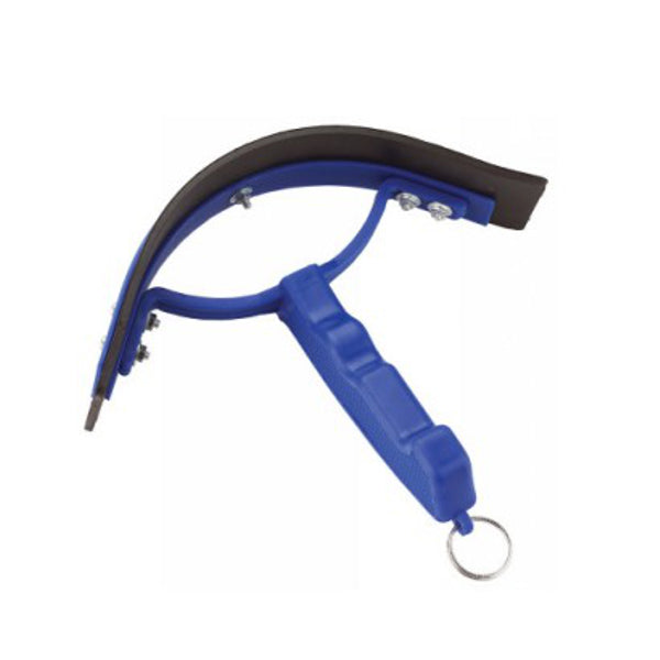 Prodotti coltello sudore in plastica curvo blu
