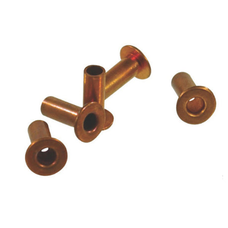 Eurotools klinknagels roodkoper met ring 4x16mm 10 stuks