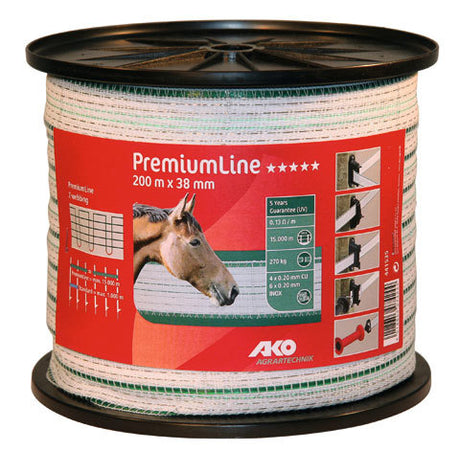 Nastro adesivo Ako Products Premiumline bianco verde 38 mm 200 m