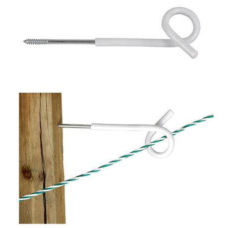 Ako prodotti isolatore distanziatore 25 cm coda riccia bianco sacchetto 5 pz
