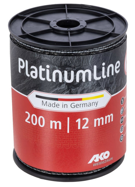 Nastro spaventoso Platinumline prodotti Ako 12 mm bianco e nero 200 m