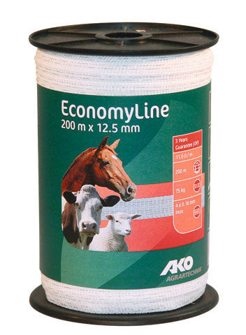Nastro adesivo Ako Products Economyline bianco 12 5 mm 200 m
