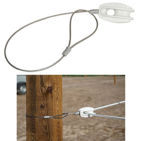 Isolante angolare Ako Products in 3 parti per filo di cavallo premium