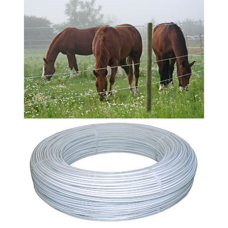 Filo di cavallo premium Ako Products bianco 8 mm 250 m