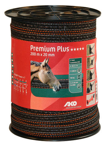 Nastro adesivo Ako Products Premium Plus marrone arancione 2 cm 200 m