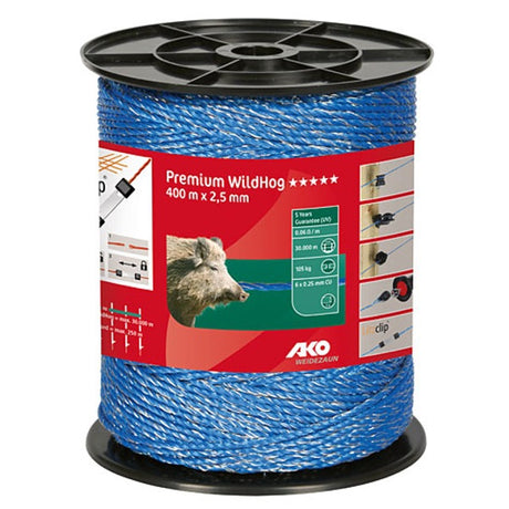Recinto elettrico Ako Products Premium Wildhog blu 6x 0 25 400 m