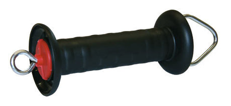 Maniglia per cancello Ako Products nera con limitatore a molla con occhiello