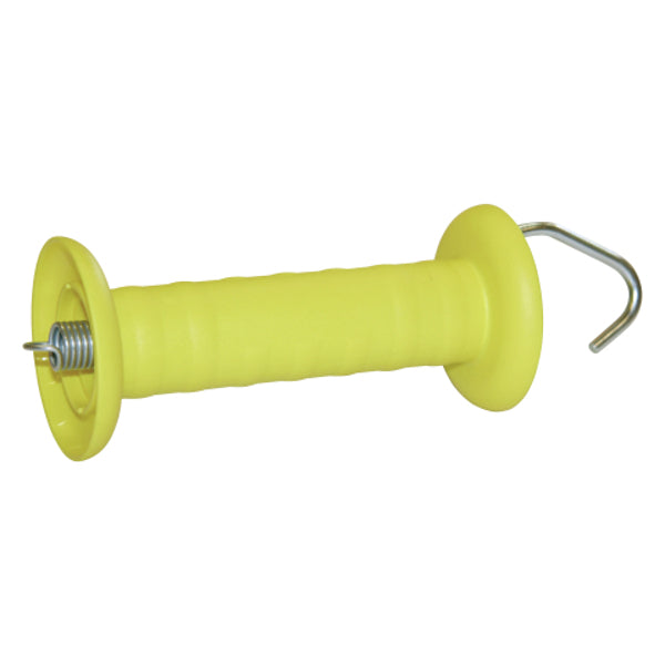Maniglia per cancello Ako Products con gancio gialla
