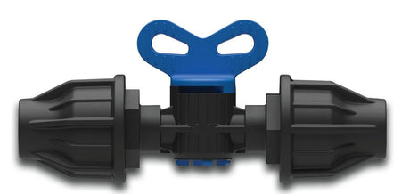 Prodotti plug tap pp 16mm lock 4bar nero blu v tubo per irrigazione