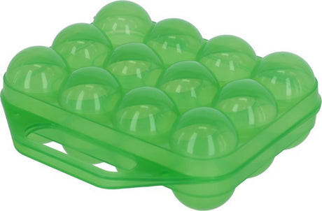 Portauova in plastica Kerbl Products per 12 uova verde