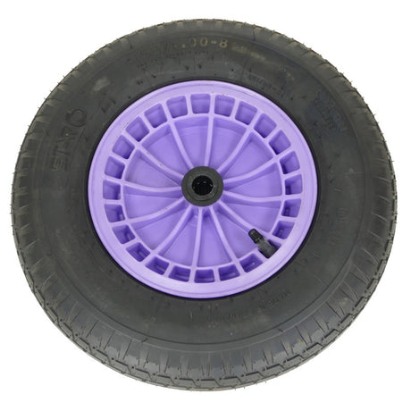 Ruota Fort Products 4 80 4 00x8 Cerchione in plastica a 4 strati lavanda asse Z