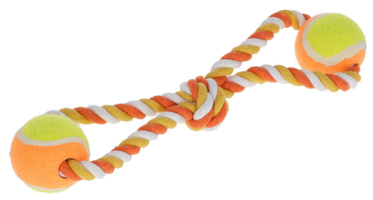 Prodotti Kerbl tira palline giocattolo 34 cm in cotone arancione
