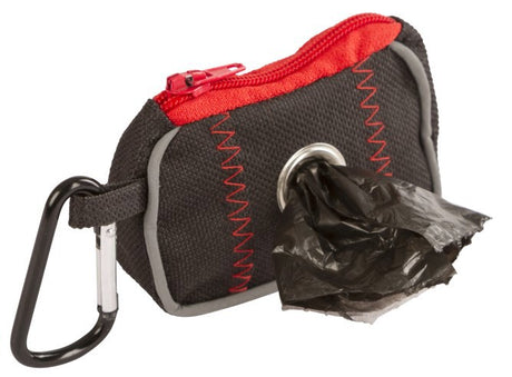 Distributore di sacchetti per escrementi Abi Products nylon nero rosso