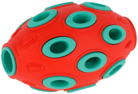 Prodotti rugby toyfastic da riempire rosso turchese 12 x 7 5 cm