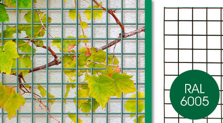 Giardino prodotti pannello filo bologna 5x5cm x 150cm x 80cm ral 6005 verde
