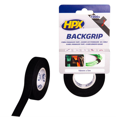 Impugnatura posteriore prodotti HPX nera 16 mm x 5 m