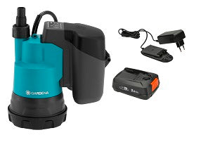 Gardena prodotti pompa sommersa a batteria 2000 2 set trasparente 18v p4a
