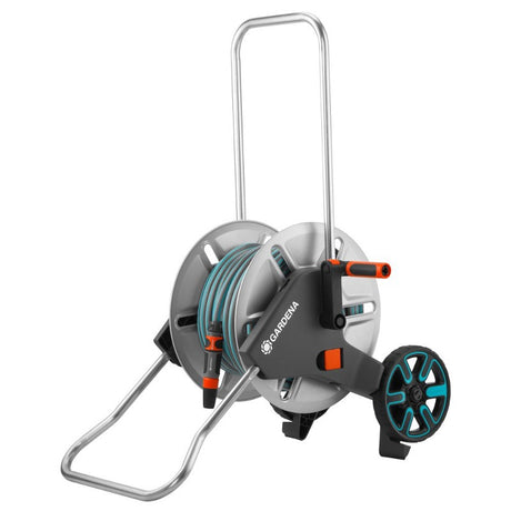 Set di carrelli portagomma in metallo prodotti Gardena aquaroll m