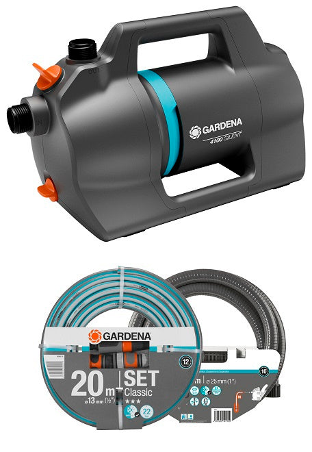 Pompa per irrigazione prodotti Gardena 4100 silent set